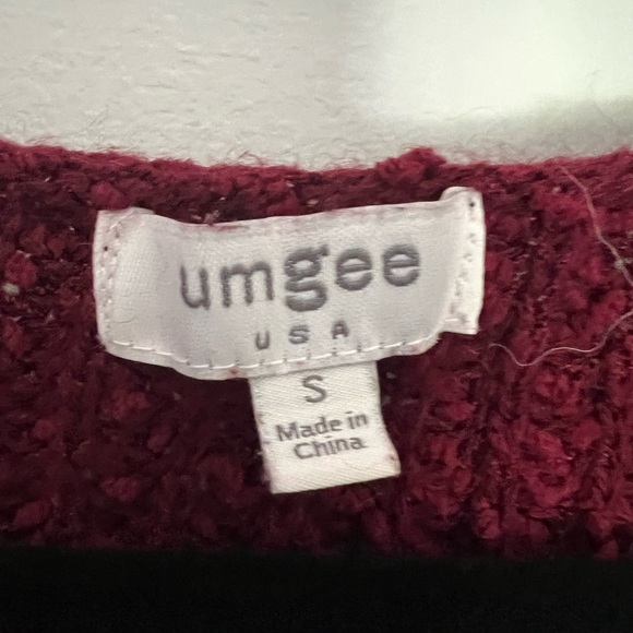 Oversized red sweater - Umgee size S - Picture 5 of 5